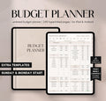 Digital Financial Budget Planner, Finance Tracker, GoodNotes Budget Planner, Undated Finance Planner, Monthly Budget, iPad Finance Template