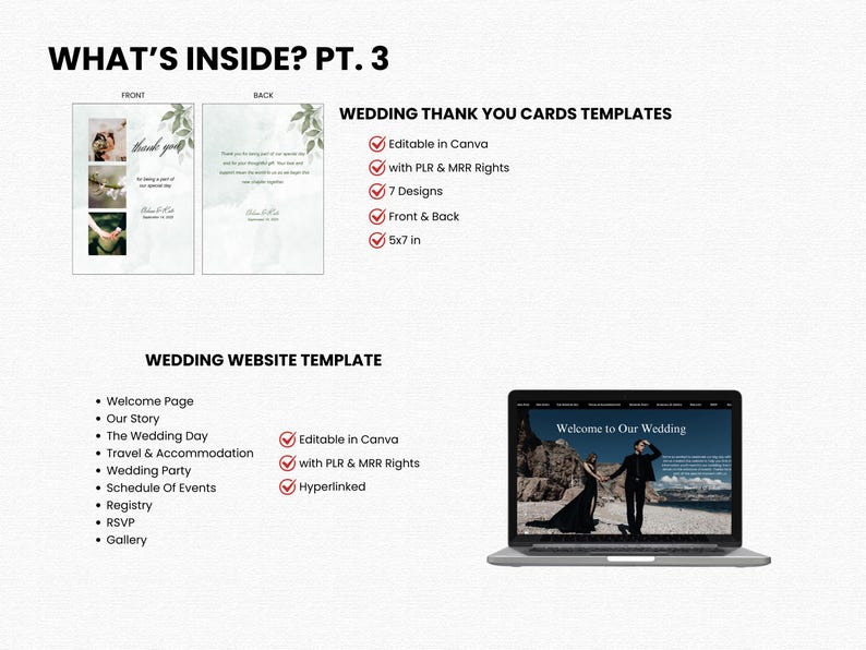 Wedding Bundle PLR Wedding Planner Master Resell Rights Itinerary Invitation Wedding Activities Wedding Template Invitation Bundle