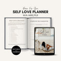 Self Love Planner | Canva Workbook with MRR/PLR (Digital Download)