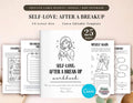 PLR Breakup Recovery Workbook for Commercial Use, Printable and Editable Template | Heal from Relationship Journal