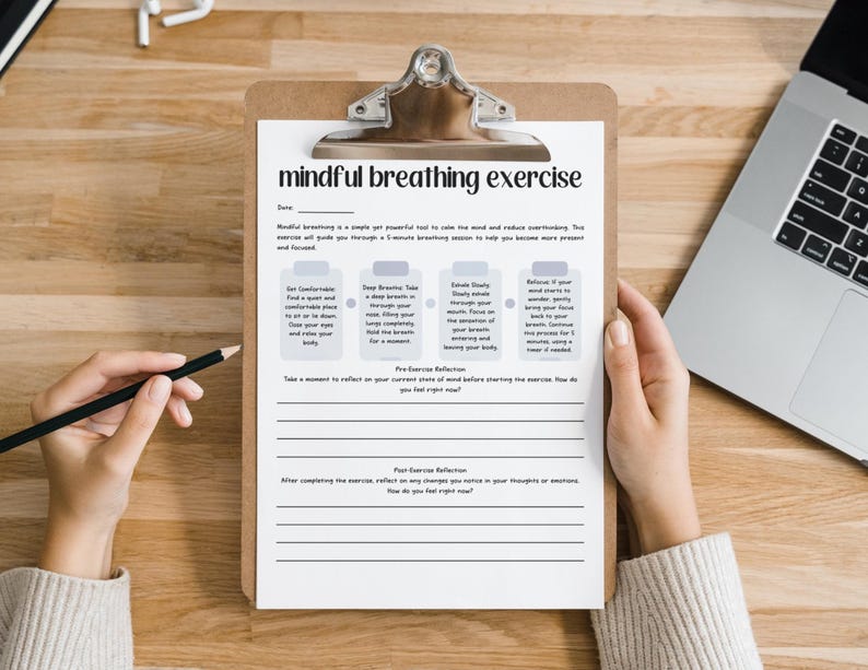 PLR Stop Overthinking Workbook, Printable and Editable Template, Commercial Use, Mindfulness Journal, Self-Care Journal, Anxiety